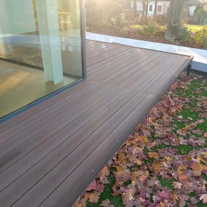 Piastrelle da esterno doga WPC easylife marrone 143x2000 mm Weekendaanbieding