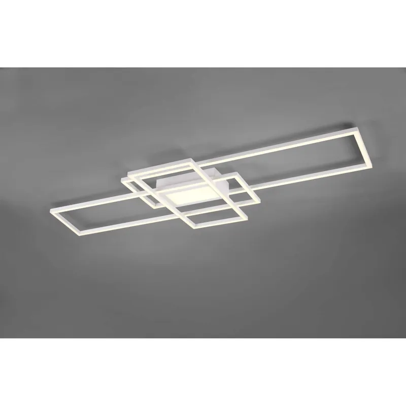 Uitverkoop Plafoniera LED Trio Irvine 7100 lm bianco neutro 105x42x6 cm bianco