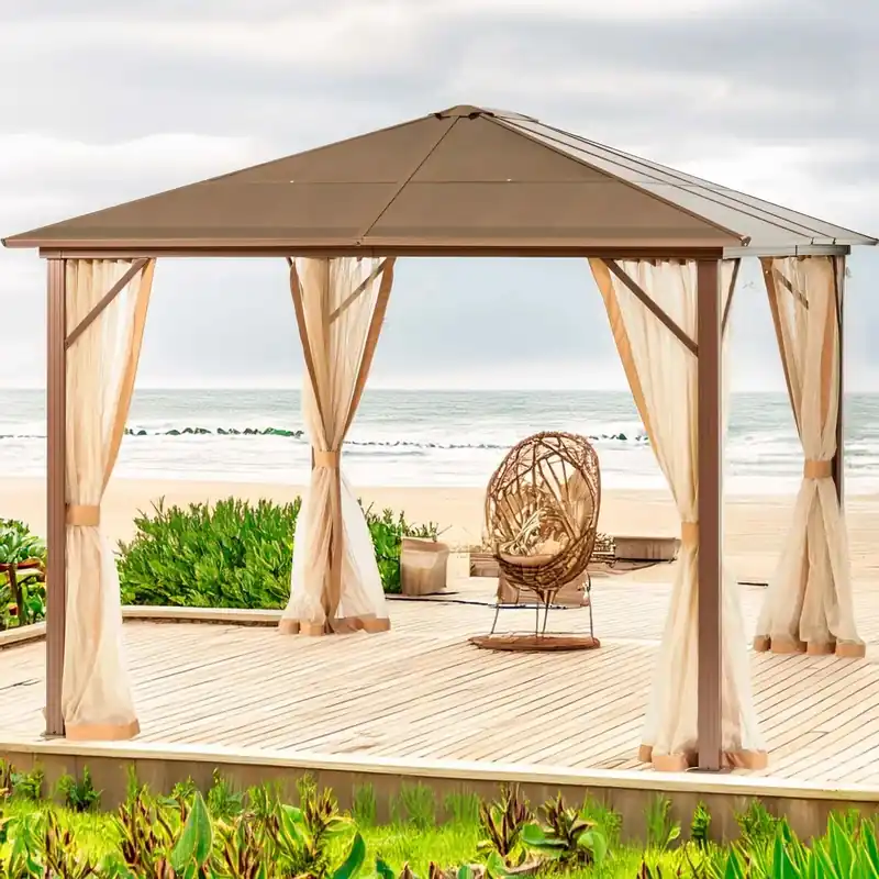 Hoge Kwaliteit Gazebo in alluminio e policarbonato Casais 360x300x258 cm