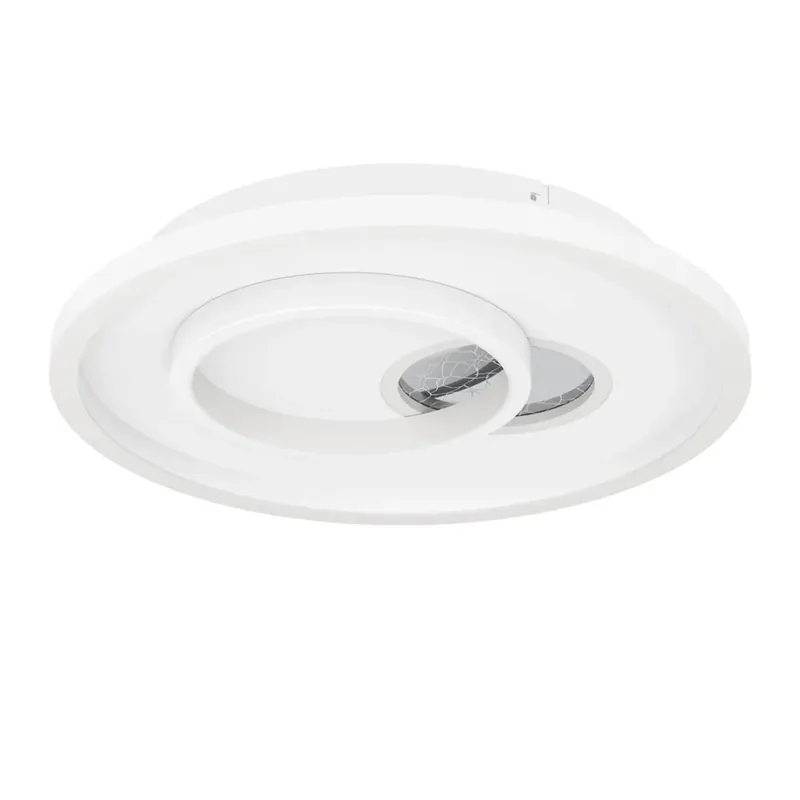 Plafoniera/applique LED Tiriolo 1800 lm bianco neutro Ø 38 x 6 cm bianco-argento Express Levering