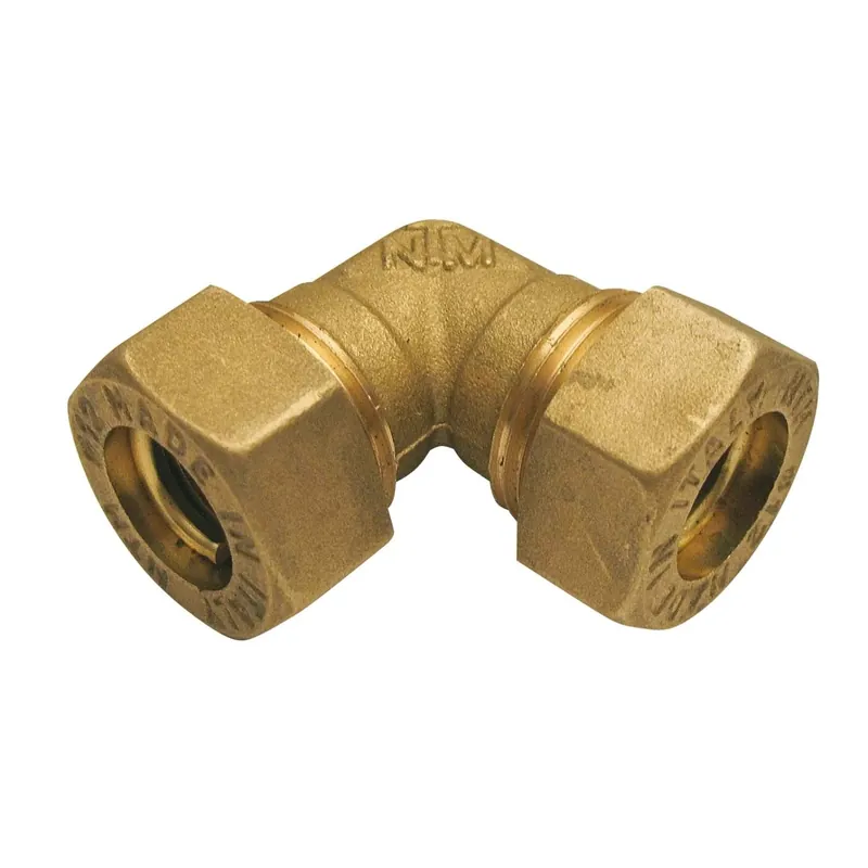 Premium Raccordo Gomito doppio per acqua/gas per Tubo in rame da 22-22 mm