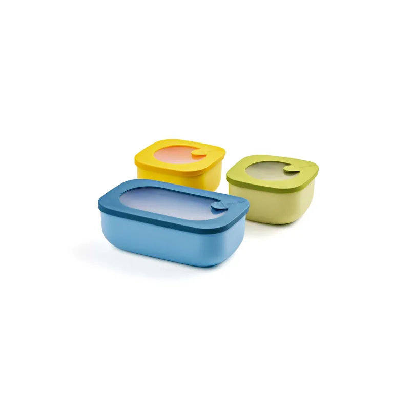 Set 3 contenitori ermetici per frigo/freezer/forno a microonde Koopje