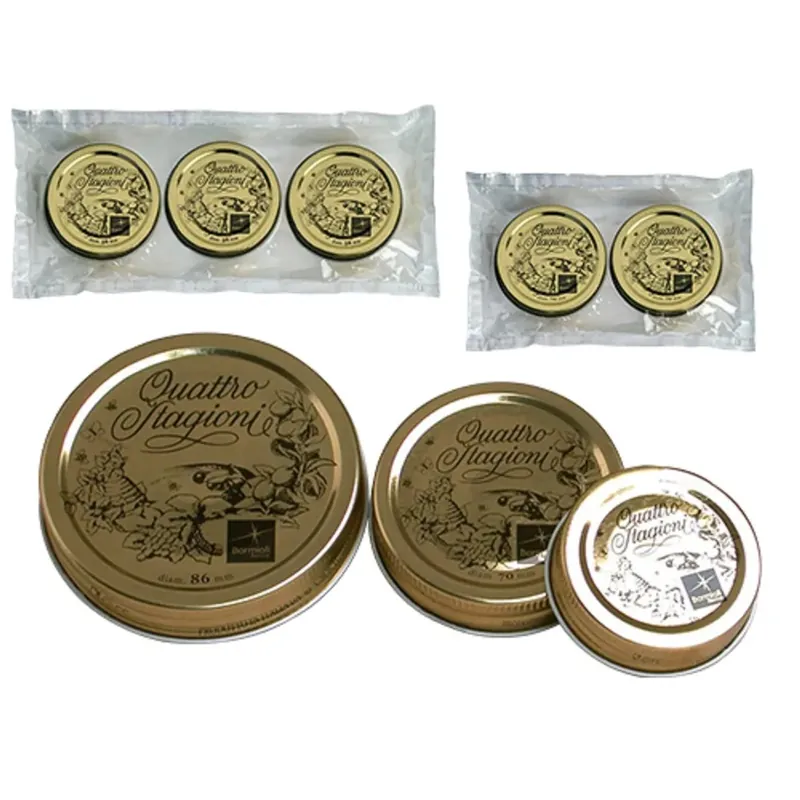 Capsule per barattoli quattro stagioni diametro 56 mm cf 3 pezzi Seizoensaanbieding