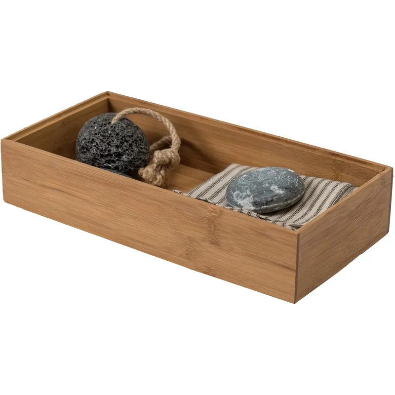 Vaschetta in bamboo naturale 150 mm x 300 mm Seizoensaanbieding