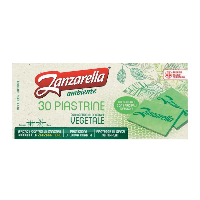 Gereduceerde Prijs Antizanzare Zanzarella ricarica piastrine green 30 pz