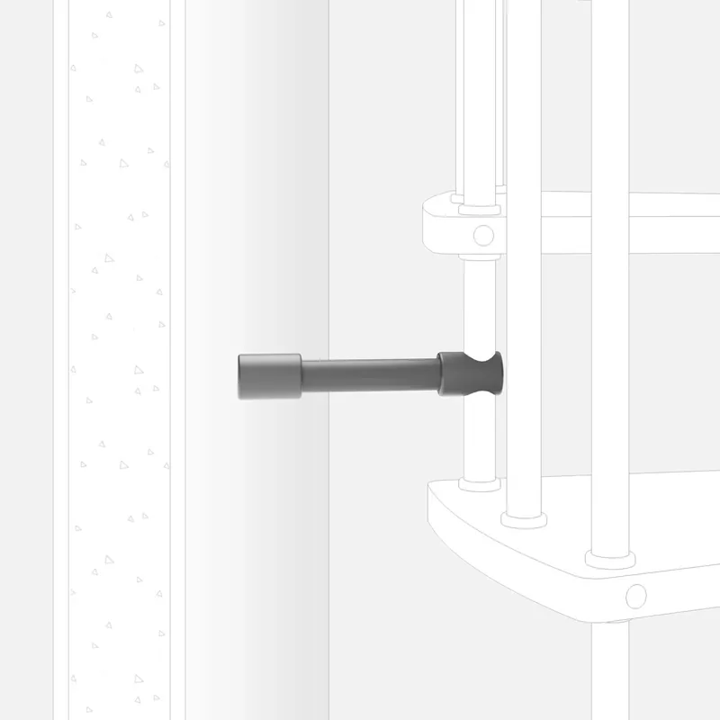 Koopje Irrigidimento colonna-parete grigio antracite