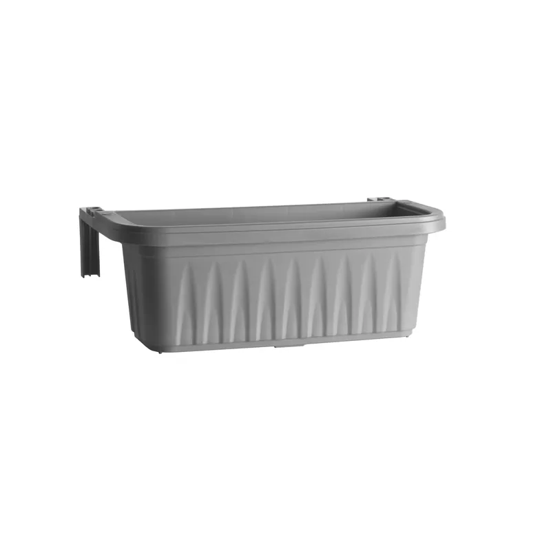 Favoriet Fioriera da esterno Rondine regolabile in plastica grigio 18,5x50x20 cm