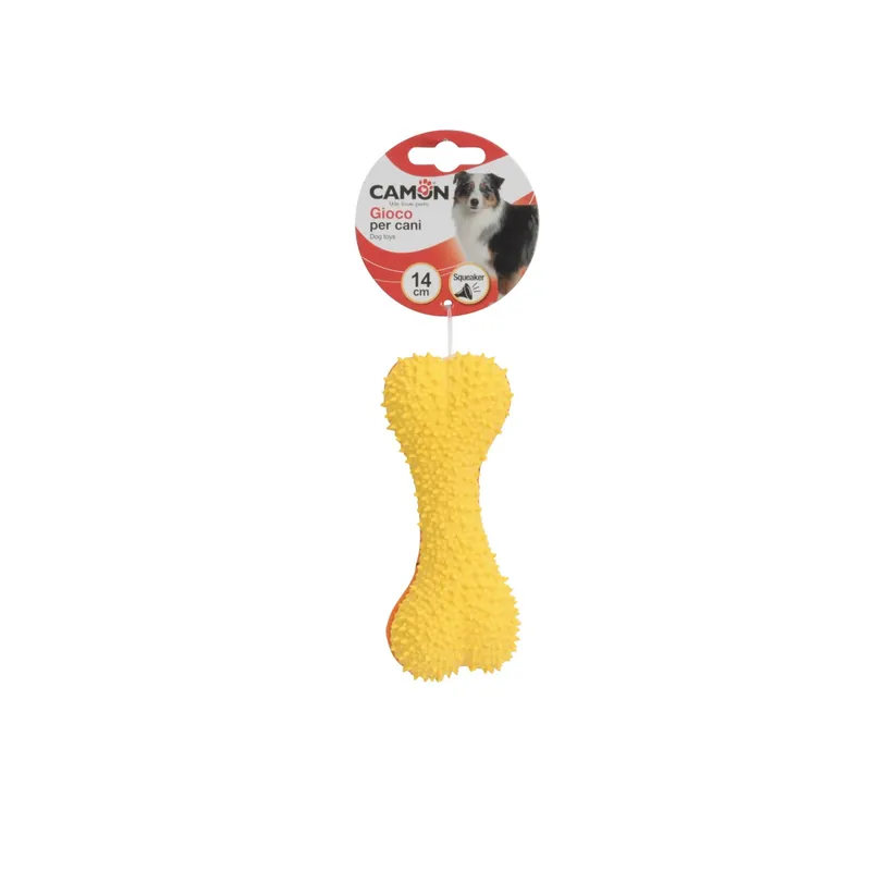 Koop Online Gioco per cani a forma di osso con punte 14 cm