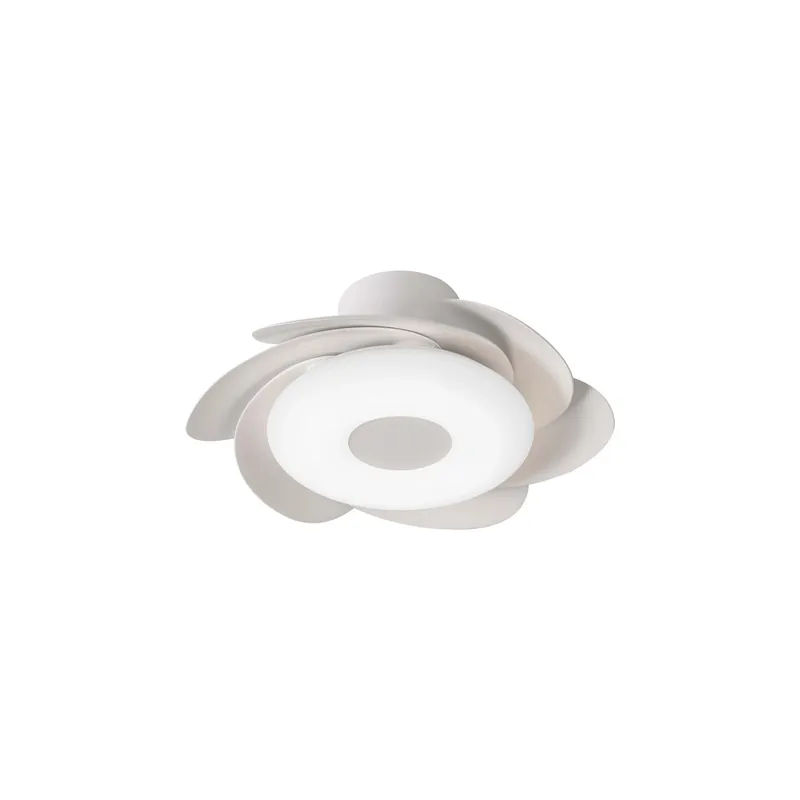 Laatste Kans Ventilatore a soffitto con luce LED 24W Flower ventilatore 24W bianco