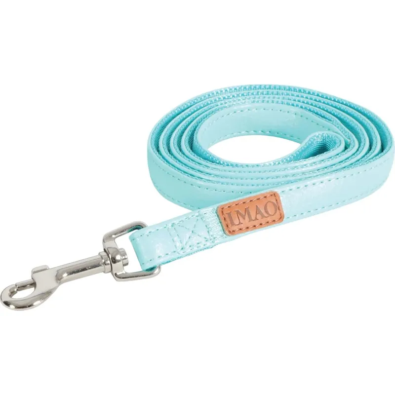 Beperkte Voorraad Guinzaglio per cani Piccadilly turchese 15 mm/120 cm