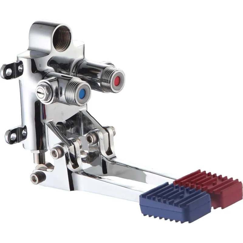 Speciale Aanbieding Miscelatore a doppio pedale orizzontale/verticale calda/fredda 1/2"