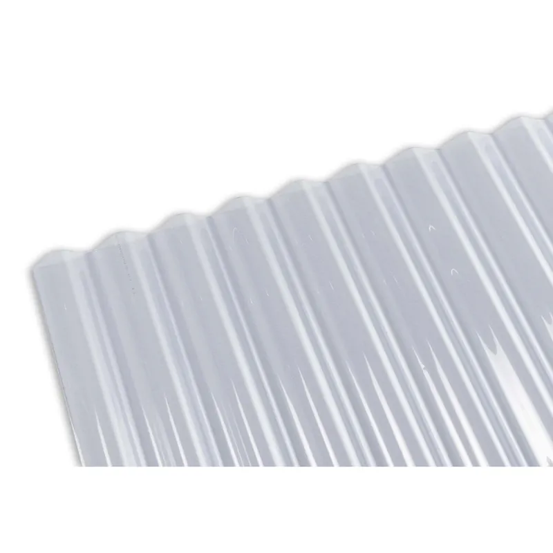 Lastra ondulata Polikril Light 76/18 Mini 90x120 cm sp 0,5 mm trasparente Op = Op