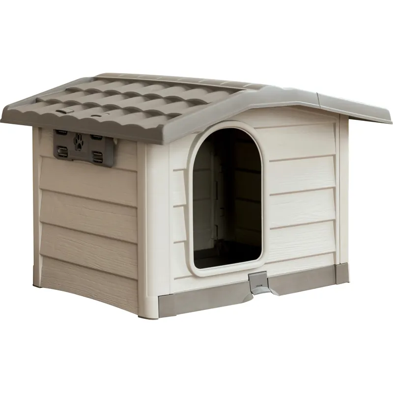 Actieprijs Cuccia per cani Bungalow Large beige 110x94x77 cm