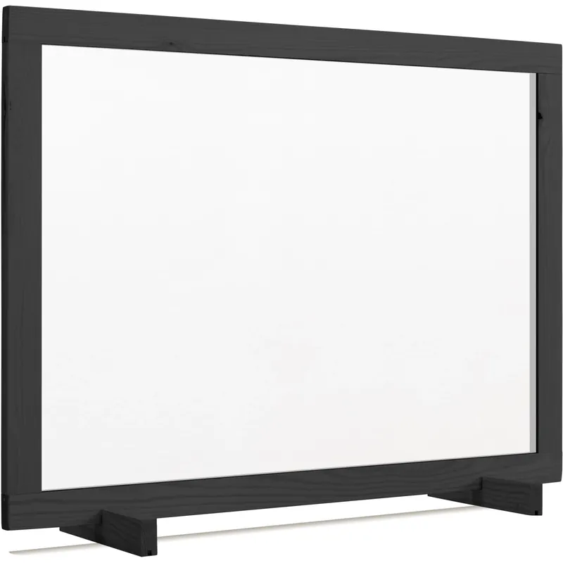 Finale Uitverkoop Separatore in legno parafiato 70 cm x 50 cm tinto nero