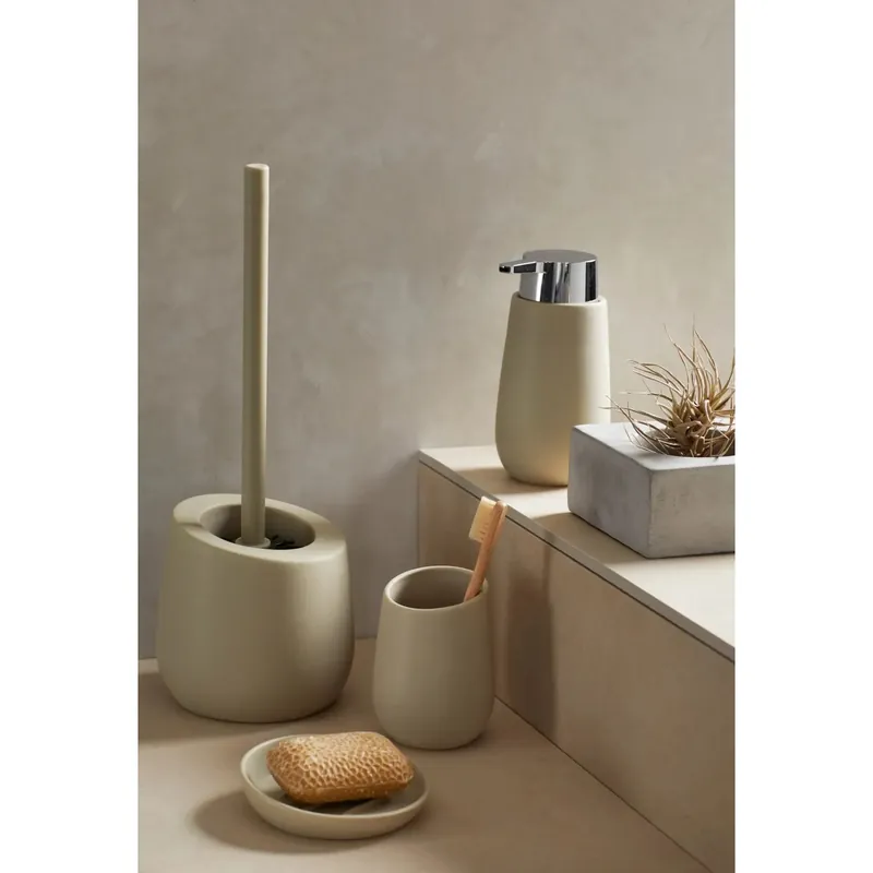 Portasapone bagno Badi in ceramica beige Express Levering