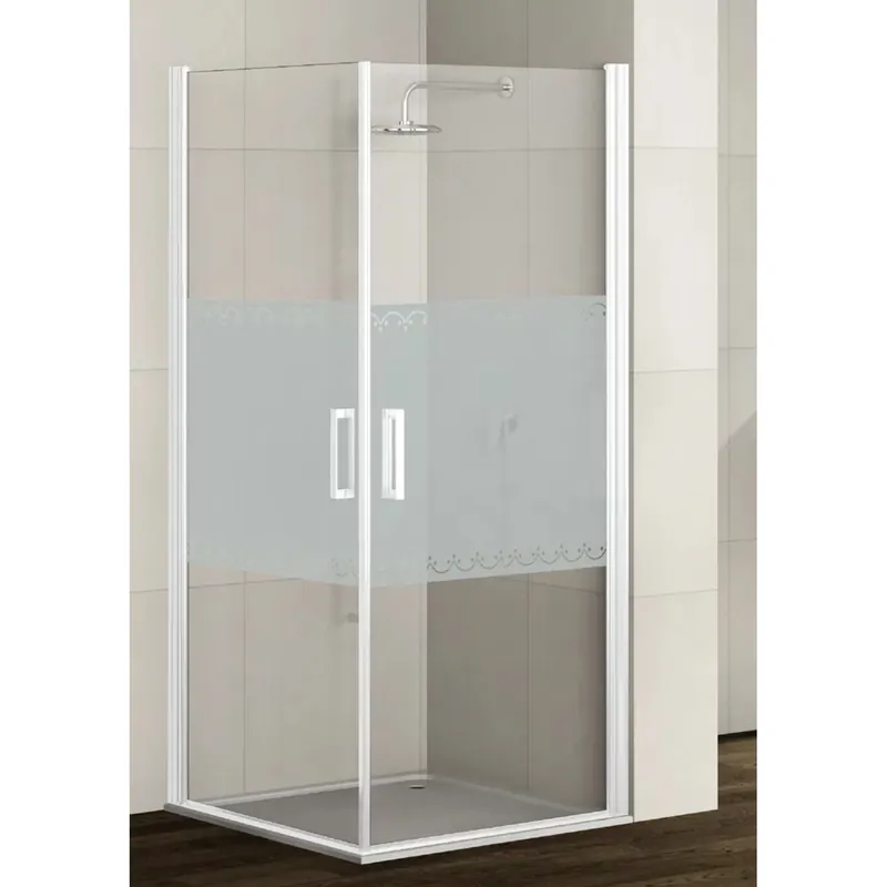 Korting Lato sx per box angolare doccia Real 72,5/74 cm bianco decoro 3