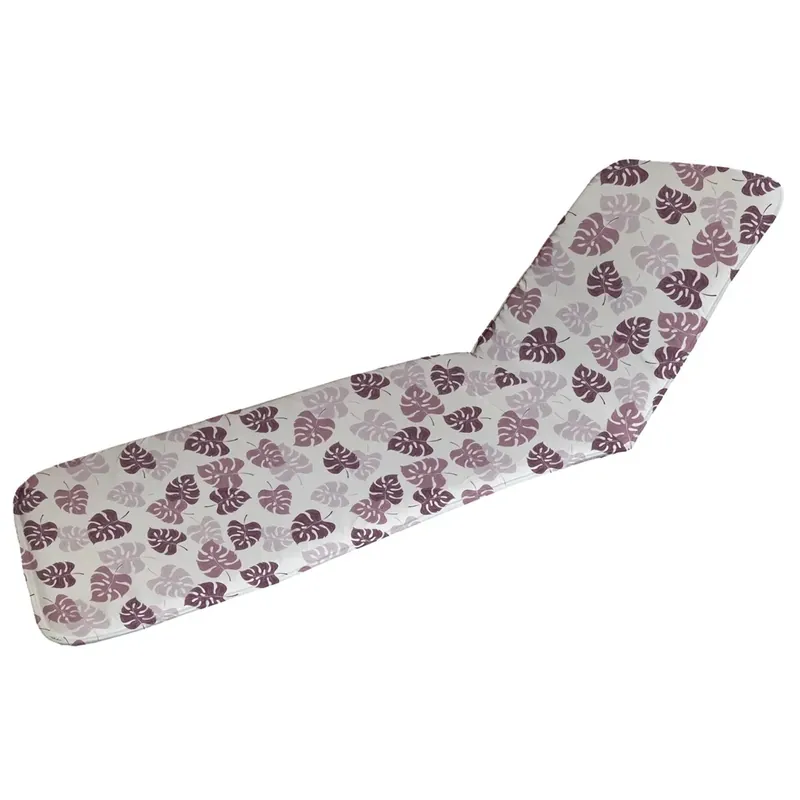 Cuscino per lettino Foglia rosa 58x188x4 cm Laatste Kans