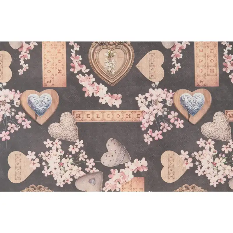 Snelle Levering Tappeto Floor amabile nero 50 x 130 cm