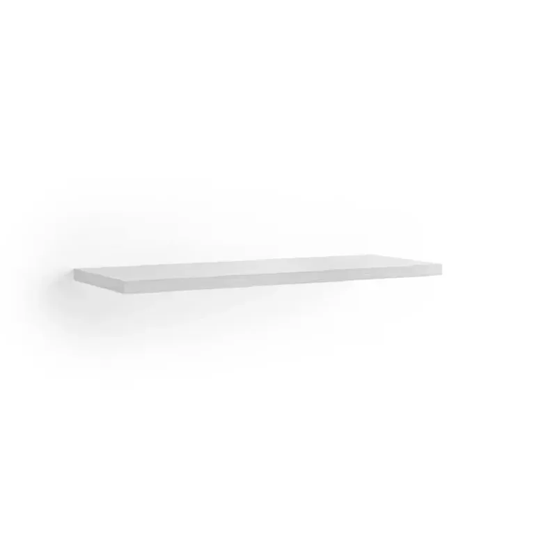 Koop Online Top in finitura melaminico senza foro/staffe sp 4 cm 80x46 cm acero bianco