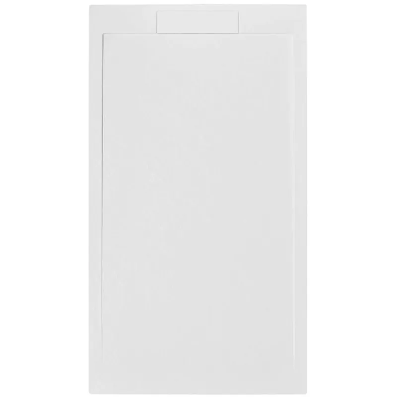 Piatto doccia Euphoria in resine di poliestere bianco 80x100 cm Express Levering