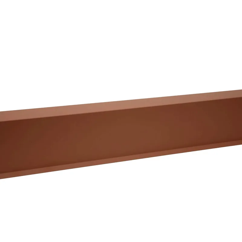 Scossalina in metallo verniciato 16x6x200 cm col. terracotta Betaalbaar