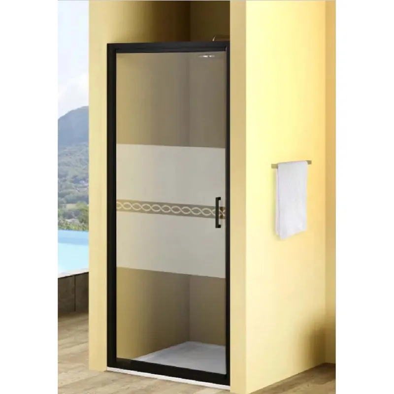 Seizoensaanbieding Porta battente doccia 1 anta Bild L82/88xH190 cm argento decoro 2