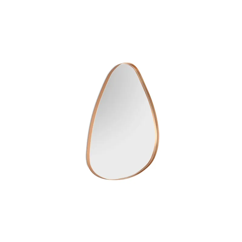 Specchio da parete Britta con cornice oro 50x35 cm Rechtstreeks Van De Fabrikant
