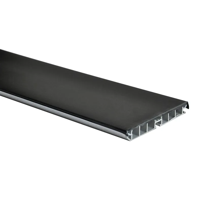 Veilige Betaling Zoccolino cucina in pvc nero 300x14 cm