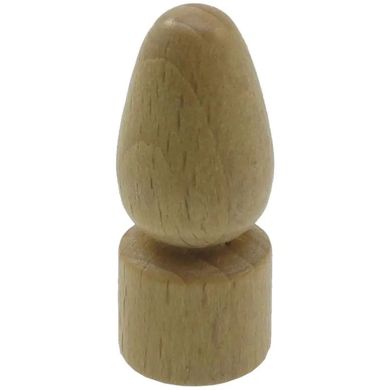 Terminale bastone tenda Pigna in legno naturale 11 mm 2 pz Aanbieding