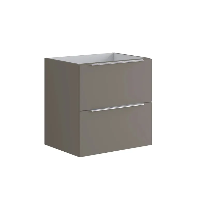 Mobile bagno cassettiera sospesa Bali 59,5x60x45,5 cm grigio opaco laccato Speciale Aanbieding