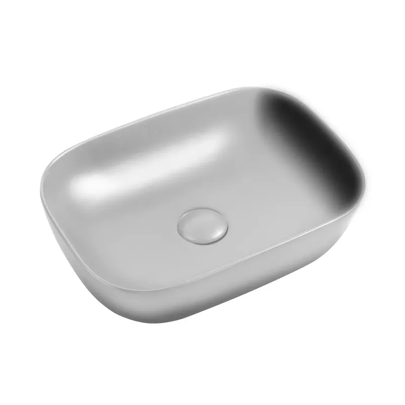 Lavabo d`appoggio Nature grigio 505x405x140 mm Superprijs