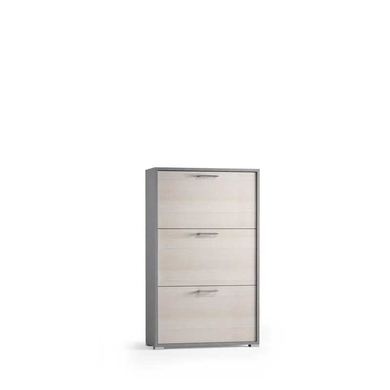 Uitverkoop Scarpiera 3 ante doppia profondità max 18 paia 112x67x28 cm larice