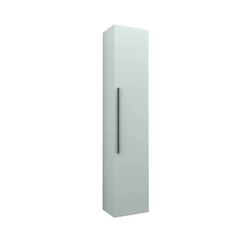 Mobile bagno a colonna sospeso 1 anta 34x162x25 cm grigio cielo Alleen Vandaag