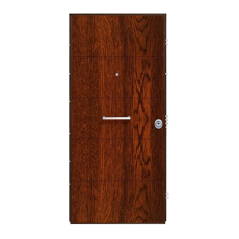 Speciale Aanbieding Porta blindata Super Noce 90x210 cm noce apertura sx