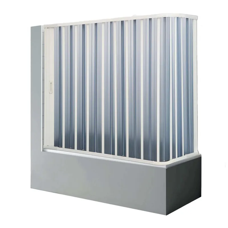 Laatste Kans Box vasca a soffietto 2 lati regolabile bianco 170 x 80 cm destra