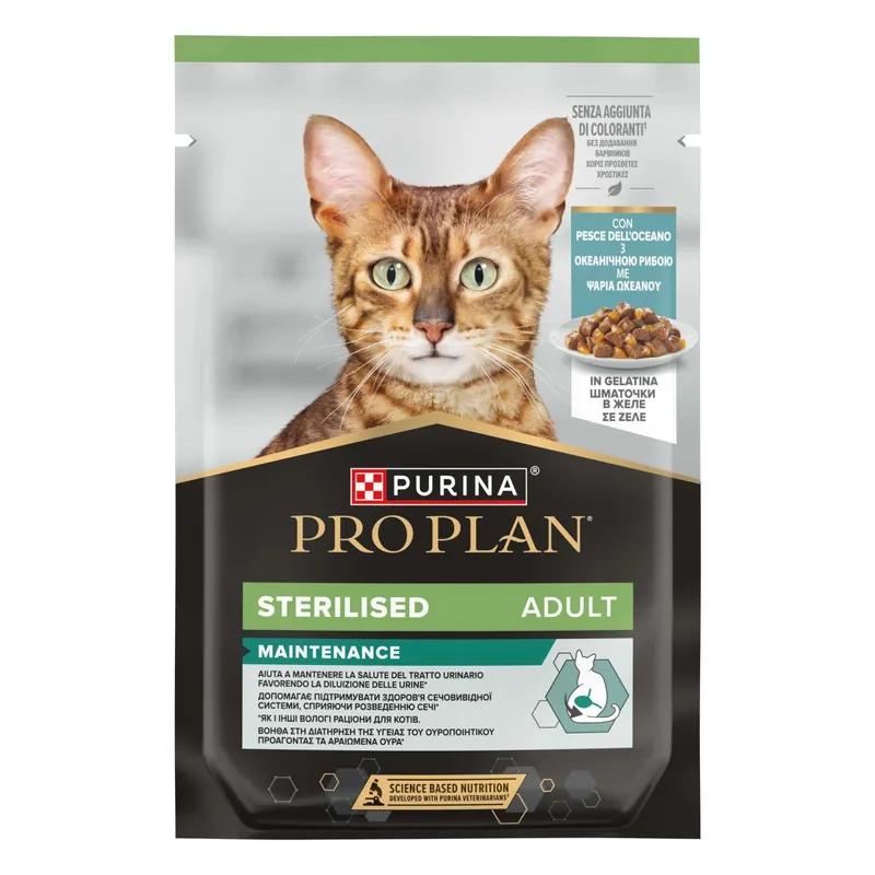 Cibo umido per gatti PRO PLAN®Adult pesce in gelatina 85 g Koop Vandaag