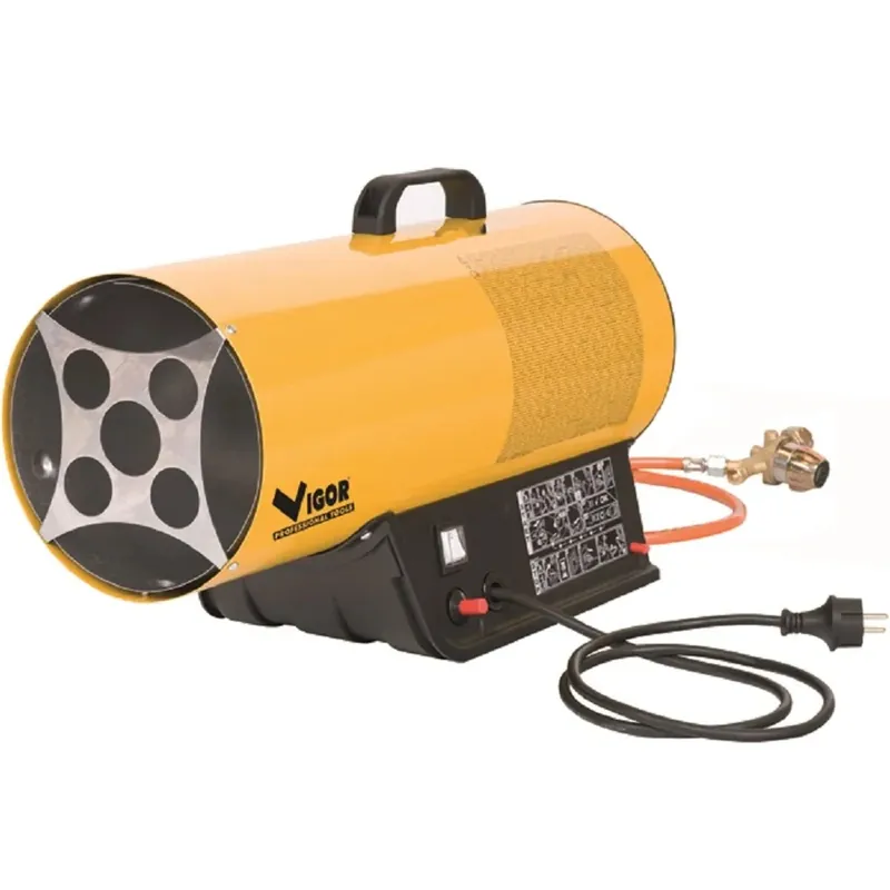 Generatore d`aria calda a gas MCS-17M Vigor 16 kW giallo Weekendaanbieding