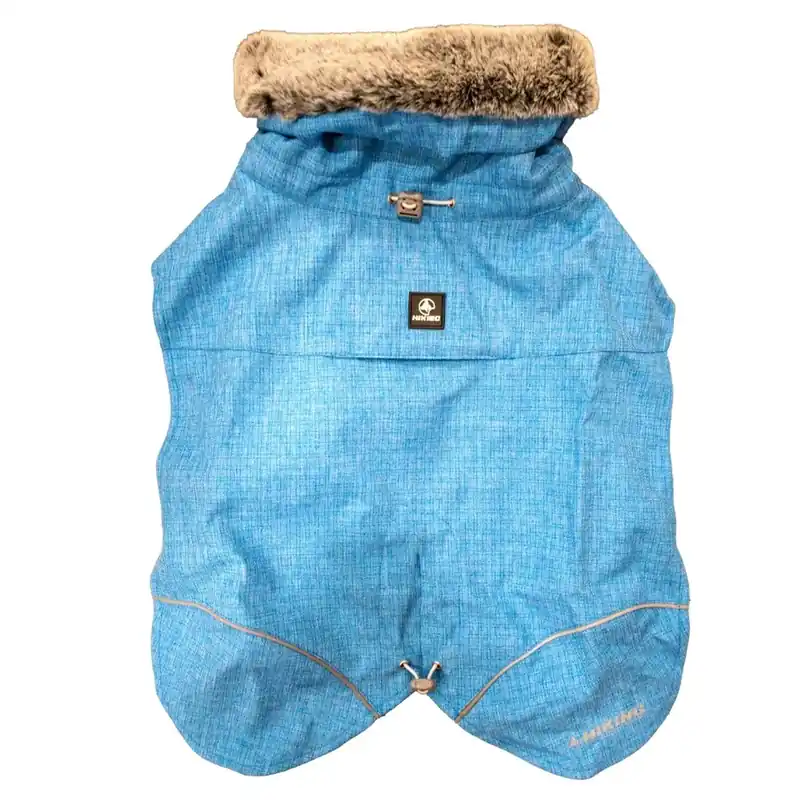 Giubbotto impermeabile cane Hiking Everest 25 cm turchese Aanbieding
