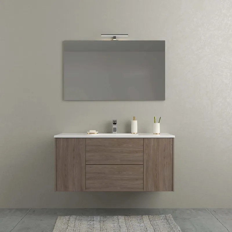 Lage Kosten Mobile bagno base sospesa Mind 120x45x54 cm legno