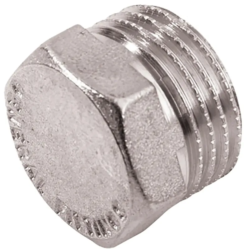 Tappo esagonale in ottone cromato 3/4`` M Premium