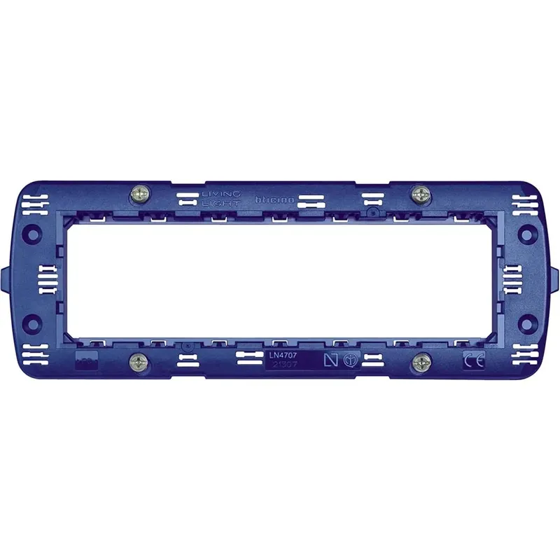 Supporto 7 moduli Bticino SLN4707F per placche quadre Livinglight Laatste Kans