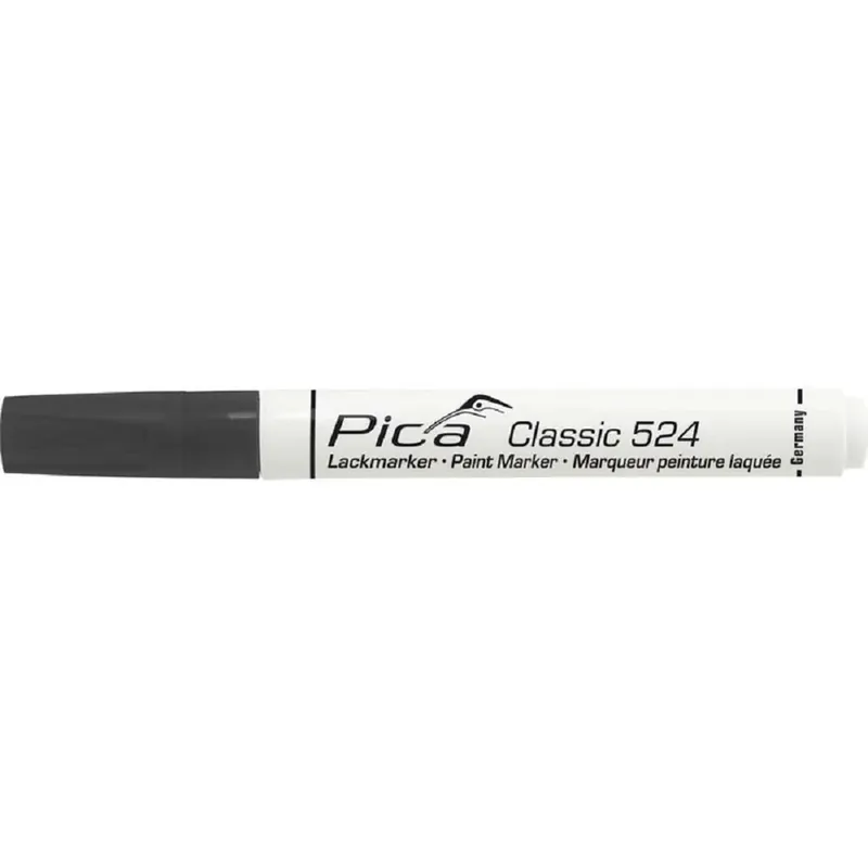 Fabrieksprijs Pennarello a vernice Pica Classic laccata bianco con punta tonda