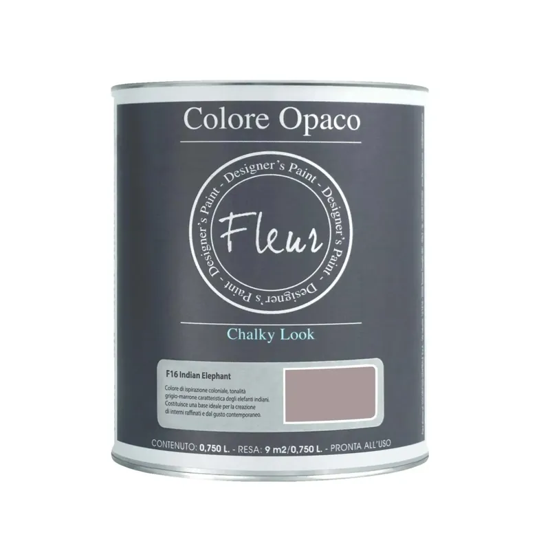 Vernice Fleur chalky f16 Indian Elephant 0,75 l Favoriet